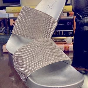 Crystal encrusted slides